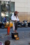 Barcelona-La-Rambla-street-performer-Old-town-2
