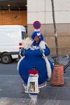 Barcelona-La-Rambla-street-performer-Old-town