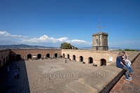 Barcelona-Mountjuic-Castell-de-Mountjuic-inner-courtyard