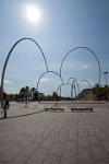 Barcelona-placa-de-les-drassanes-modern-sculpture-Pt