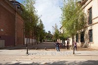 Barcelona-school-and-church-in-the-Parc-de-la-Ciutadella-Old-town