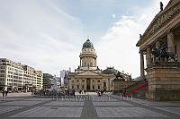 Berlin-Gendarmenmarkt-Deutscher-Dom-and-Konzerthaus