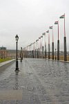 Hungary-Budapest-avenue-of-flags-Castle-district