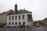Hungary Budapest old Town Hall on Holy Trinity Square castle dis