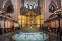 Roskilde Cathedral or Domkirke the alter piece
