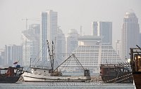 Dhow-harbour-and-new-Doha