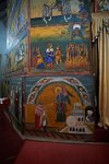 Inside Kiddus Raguel church Entoto mountain Addis Ababa Ethiopia