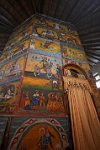 Inside Kiddus Raguel church Entoto mountain Addis Ababa Ethiopia