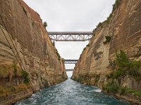 Corinth Canal seperates the  Peloponnese from the greek mainland 2