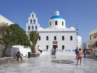 Santorini Oia town church Greece