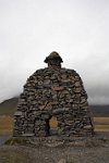 Iceland-stone-monument-at-Arnarstapi