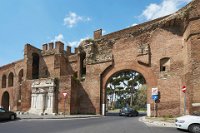 Rome The Porta Pinciana Via Veneto