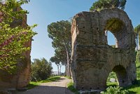 Rome aqueduct in the Palatine
