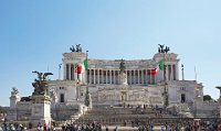 Rome the Piazza Vittorio Emanuele II
