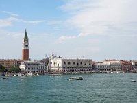 Venice the Doge's palace Basilica San Marcoand the Campanile 2
