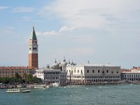 Venice the Doge's palace Basilica San Marcoand the Campanile