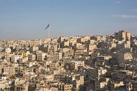 Amman and tallest flagpole and biggest flag in the world