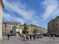 Krakow Church of St Wojciech and main square