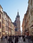 Krakow St Marys Basilica from St Florian's gate