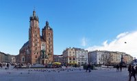 Krakow St Marys Basilika and main square