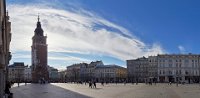 Krakow Town Hall tower and main square