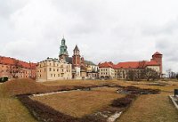 Krakow Wawel castle grounds pana