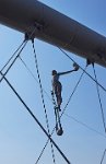 Krakow art on the Bernatek foot bridge 2