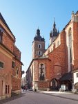 Krakow church of St Barbera and St Marys