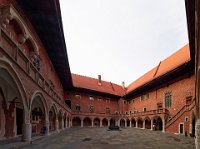 Krakow courtyard of the Collegium Maius