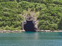 Bay of Kotor war time submarine pen Lustica peninsula