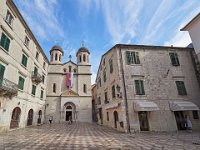 Kotor old town Serbian orthodox church of St Nicholas’ Montenegro