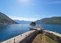 Montenegro the Bay of Kotor Ostrvo from Our Lady of the Rocks