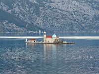 Montenegro the Bay of Kotor Our Lady of the Rocks at dawn