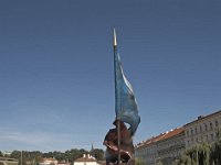 Prague-1938-1945-War-Memorial,-Klarov-Square