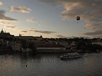 Prague-sunset-over-Prague-castle-and-Vlatva-river