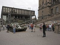 Prague-the-Czech-Radio-building-and-soviet-tank