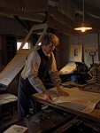 A printer in Skansen