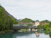 BLS train into Interlaken Ost