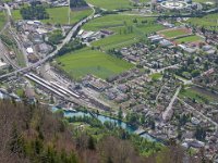 Hotel Du Lac and Interlaken Ost station