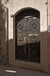 Ancient-back-street-iron-door-Hama-Syria