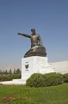 Syria Damascus Panorama military museum Asaad statue copy