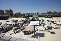 Syria Damascus Panorama military museum crashed Isreali Phantom copy