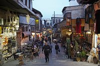 Syria-Damascus-evening-tea-and-cofee-outside-the-Great-Umayyad-mosque