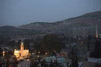 Syria-Damascus-mosque-at-dusk