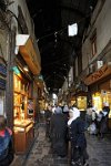 Syria-Damascus-old-city,-side-souk-to-Al-Hamadiye