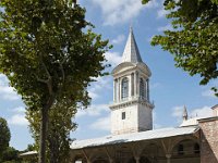 Istanbul-Topkapi-palace-tower-of-justice-and-entrance-to-the-Harem