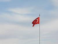 The Turkish flag at Atatuk's mousoleum Ankara