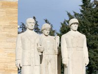 Turkey-Ankara-statues-at-Ataturk's-mausoleum