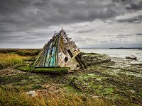 Barge graveyard