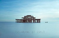 Brighton West pier at sunset 4